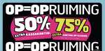 [trekpleister] 50% korting op producten met roze sticker! Kleding 75% korting (vanaf 9 januari)Ook online
