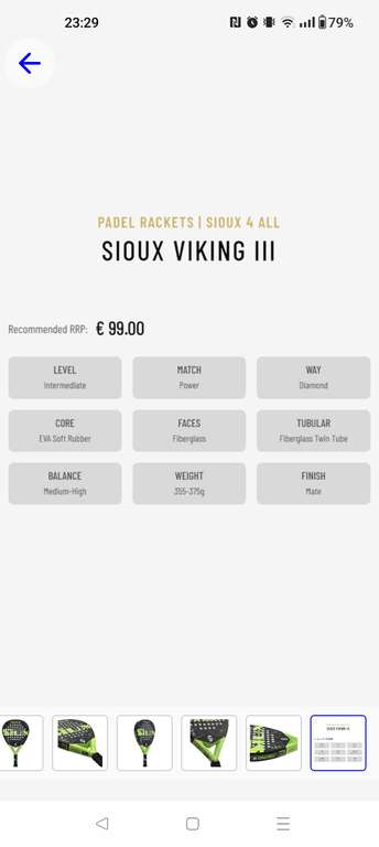 Siux viking III padel racket black/green