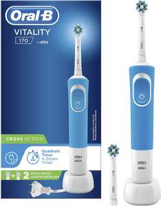 Oral-B Vitality 170 Elektrische Tandenborstel met oplader en 2x opzetborstels