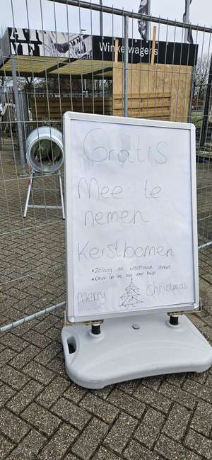 Gratis kerstboom Karwei Hoorn