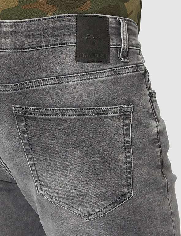heren Jeans ONSLOOM SLIM ZIP SWEAT GREY ST 7103 NOOS
