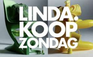 Linda Koopzondag 30 oktober | MINIMAAL 20% KORTING BIJ 48 MERKEN