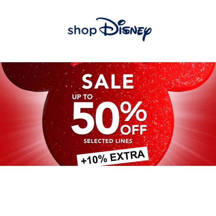 Sale + 10% extra korting @ Disney Store