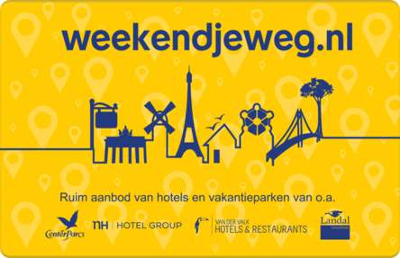 50% korting op €25 Cadeaukaart Weekendjeweg.nl (Eurosparen)