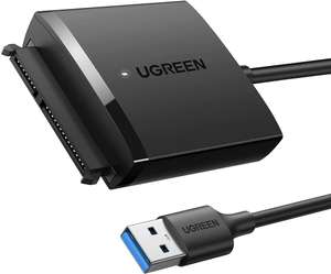 UGREEN USB 3.0 SATA III (2,5-3,5") adapter voor €11,35 @ Amazon NL