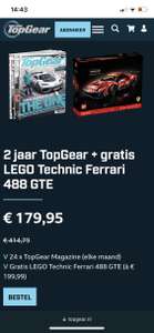 2 jaar TopGear met LEGO Technic Ferrari 488 GTE (42125)