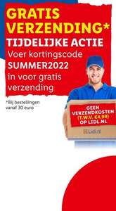 Lidl shop gratis verzending vanaf 30 euro