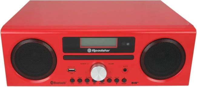 Roadstar - HRA-9D+BT digitale DAB+ radio met CD-speler en Bluetooth @ Dagknaller