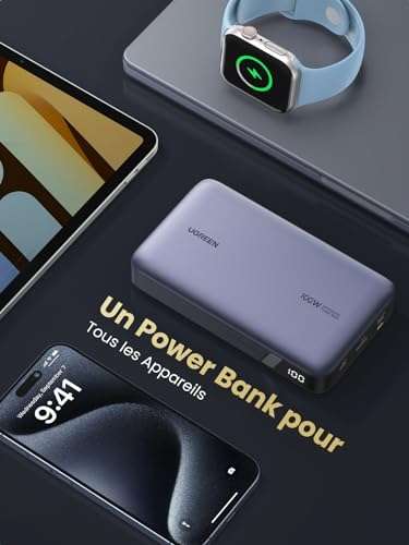 UGREEN Powerbank 20000mAh 100W USB C