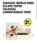 2e halve prijs speelgoed: Jurassic World Dino Escape Super Colossal Carnotaurus Toro