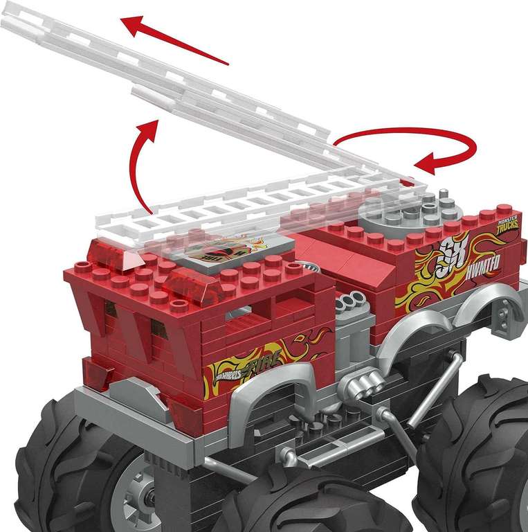 Mega Hot Wheels 5-Alarm Monstertruck bouwset
