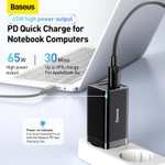 Baseus GaN5 Pro Snellader 65W PD 3.0 + 100W USB-C Kabel 1m voor €21,15 @ AliExpress