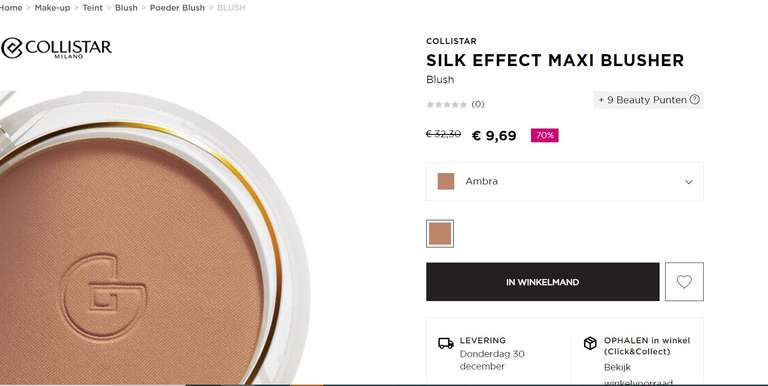 Collistar Silk Effect Maxi Blusher