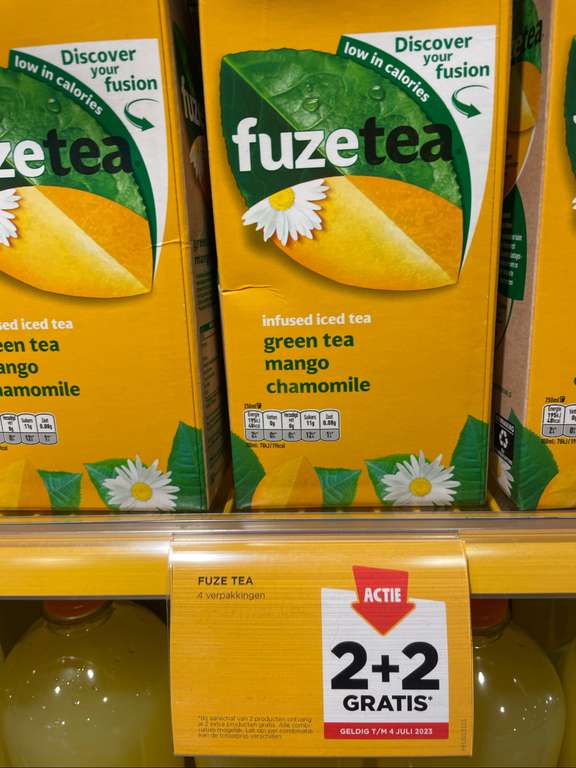 2 + 2 GRATIS Fuze Tea 1.5L @ Jumbo