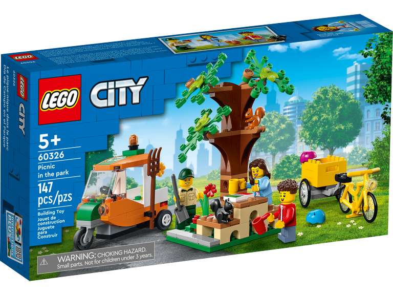 Lego City 60326 Picknick in het Park/Eekhoorn battlepack laagste prijs ooit icm een andere set bij Kruidvat