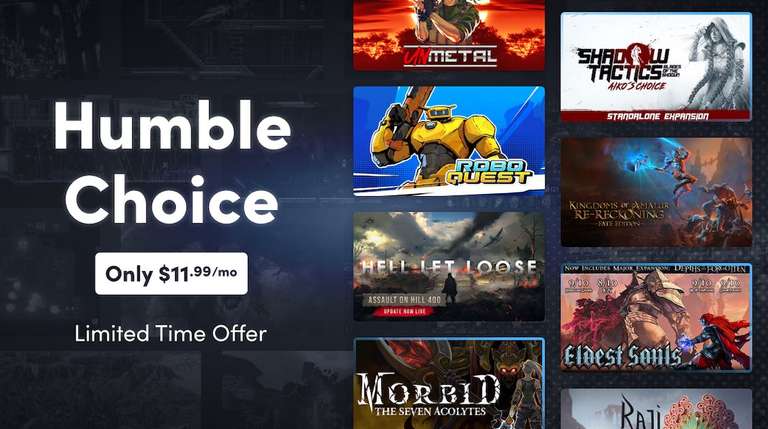 Hell let Loose in Humble Choice via Steam