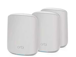 Netgear Orbi RBK353 Multiroom Wifi 6 Mesh-Systeem (3-pack) voor €185 @ iBOOD