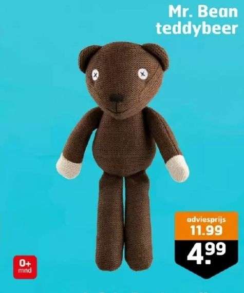 Mr Bean Teddybear @ Trekpleister