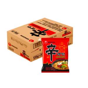 20 pakjes Nongshim Shin Ramyun Instant Noodles voor €14,50 / €9,50 @ Ochama