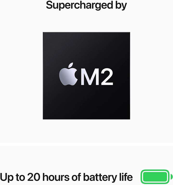 Apple 2022 MacBook Pro met M2‑chip: 13-inch,, 8GB RAM, 256GB SSD @Amazon.nl