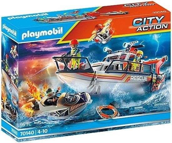 Playmobil City Action 70140 Fire Rescue met Jetski