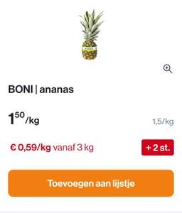 [GRENSDEAL COLRUYT BELGIË] Zeer goedkope verse ananas