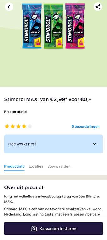 Gratis Stimorol max