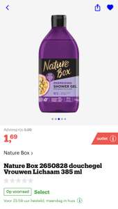 [bol.com] Nature Box douchegel 385 ml €1,49