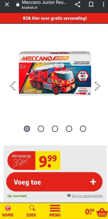 Meccano junior Fire Truck