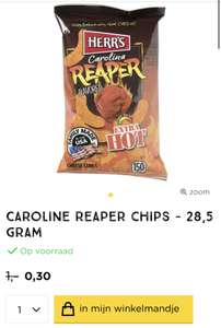 [xenos] Caroline reaper chips - 28,5 gram €0,30