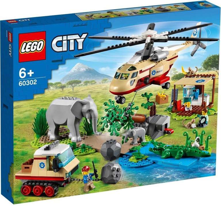 LEGO City Wildlife Rescue Operatie (60302) laagste prijs ooit (25% korting op veel Lego bij fun)