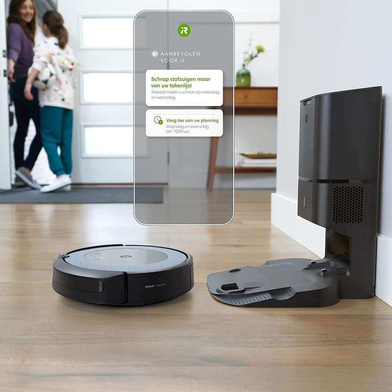 iRobot Roomba i3552 (i3+) robot vacuum met automatische stof disposal