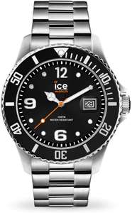 ICE Watch IW016031 Steel Black Silver Medium Horloge