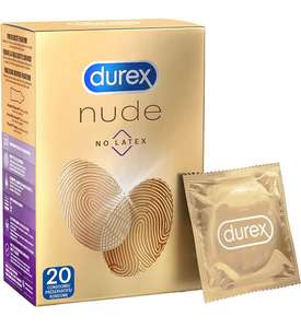 Durex - Condooms Nude - Latexvrij - Huid op Huid Gevoel - 20 stuks 12.69 bij Amazon! (Beperkte voorraad)