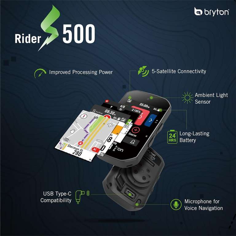 Bryton Rider S500 T GPS Fietscomputer
