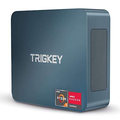 TRIGKEY Mini PC - AMD Ryzen 5 5500U - 16G DDR4 - 500GB M.2 NVME SSD - BT 5.2 - WIFI 6 - 1 Gbps Ethernet
