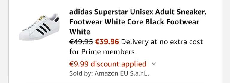Adidas Superstar Unisex Adult Sneaker