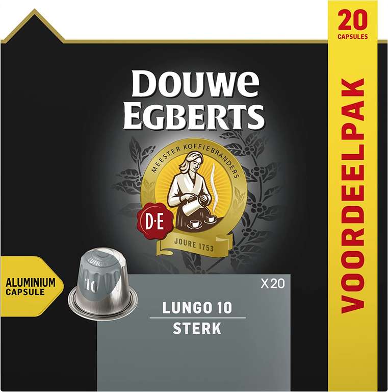 Douwe Egberts 200 Lungo Nespresso Cups