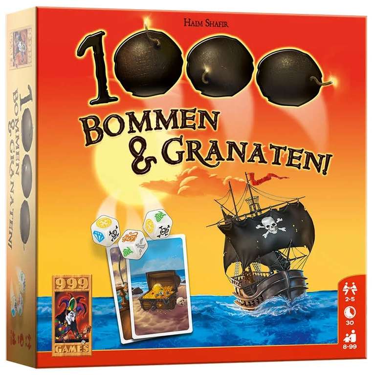 1000 bommen en granaten dobbelspel voor €9,74 @ Amazon NL / Bol.com