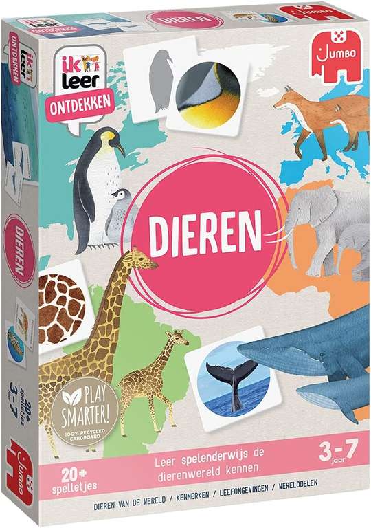 Jumbo Ik Leer Ontdekken Dieren educatief speelgoed voor €5,77 @ Amazon.nl