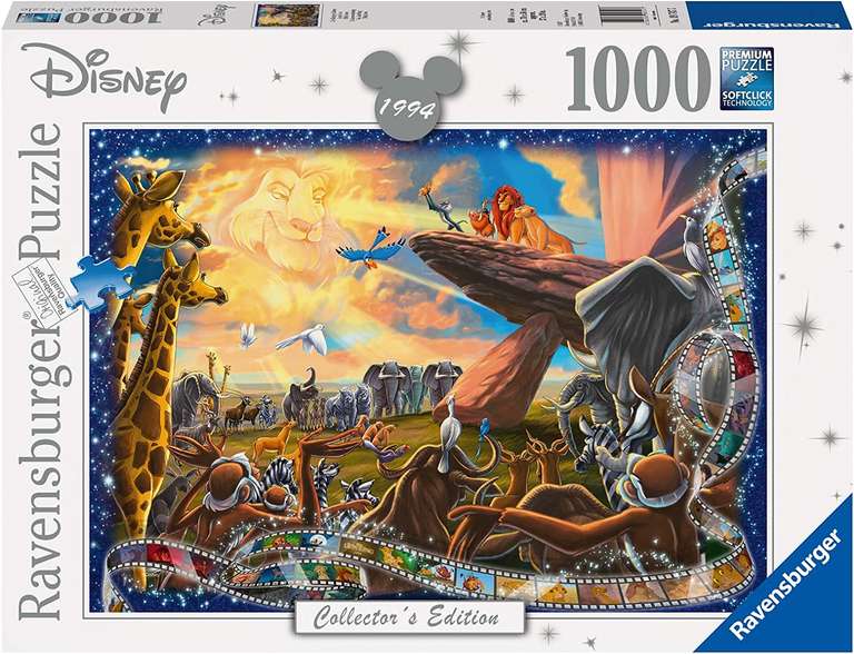 Ravensburger legpuzzel Disney The Lion King 1000 stukjes voor €9,99 @ Amazon NL