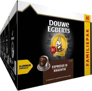 Douwe Egberts Nespresso cups (5x40 cups) - sterkte: 10