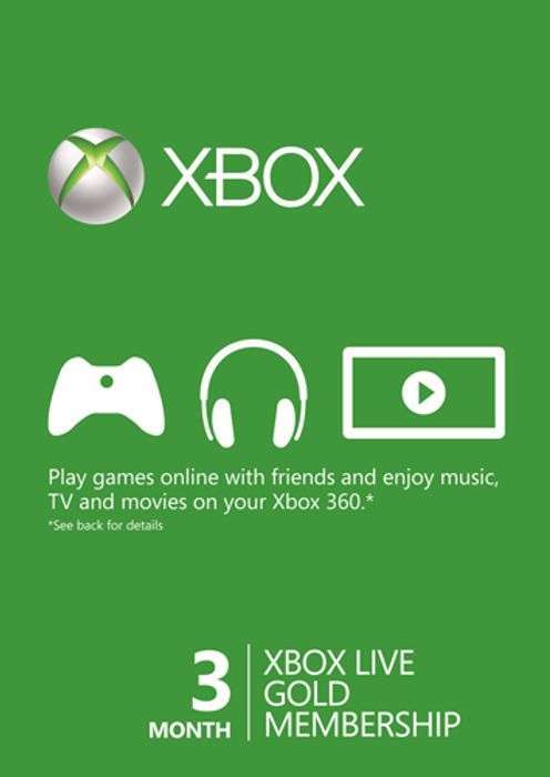 Xbox Live gold 3+1 maanden of 50 dagen Game Pass Ultimate (stapelbaar)
