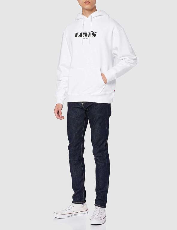 Levi's Relaxed Graphic heren hoodie wit voor €23,90 @ Amazon NL
