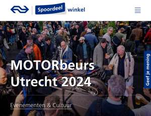 MOTORbeurs Utrecht 2024 + NS Ticket