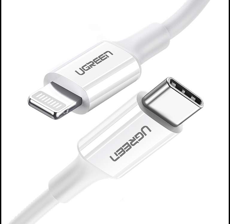 UGREEN USB-C naar Lightning 2m [Nieuwe klant €1]
