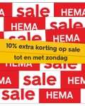 10% EXTRA korting op heel veel sale @ HEMA