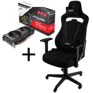 Sapphire Pulse Radeon RX 6700 XT 12GB grafische kaart + Nitro Concepts E250 Gaming Chair + Raise the Game-bundel (3 games)
