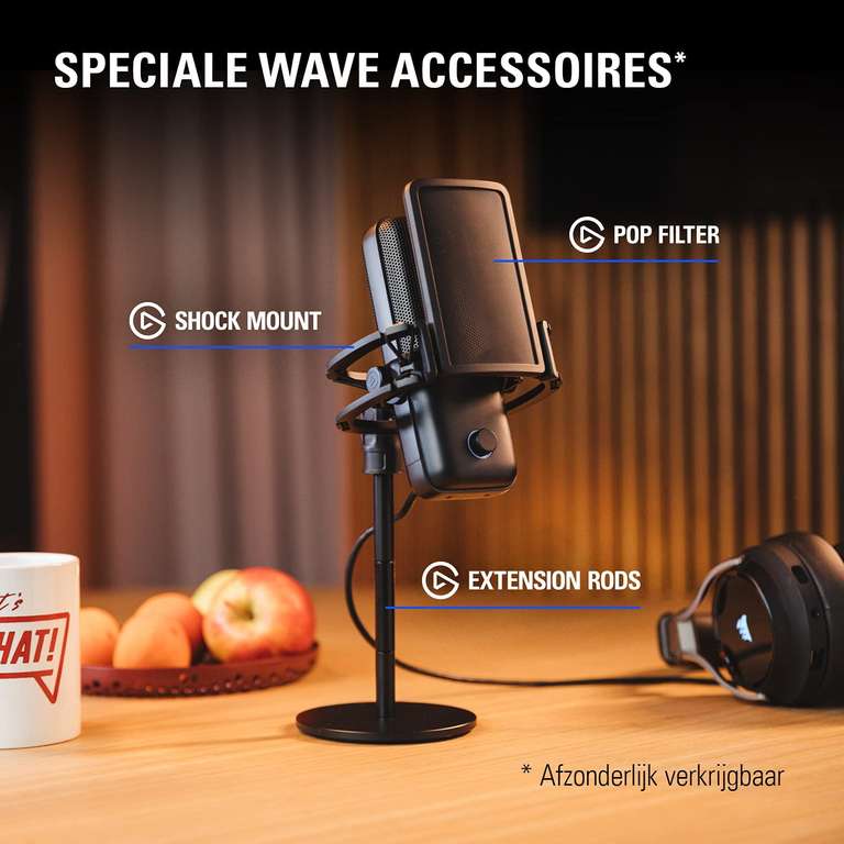 Elgato Wave:1 - Premium cardioïde USB-condensatormicrofoon