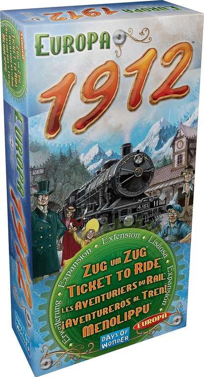 Ticket To Ride Europa 1912 - Uitbreiding (bordspel 999 games)